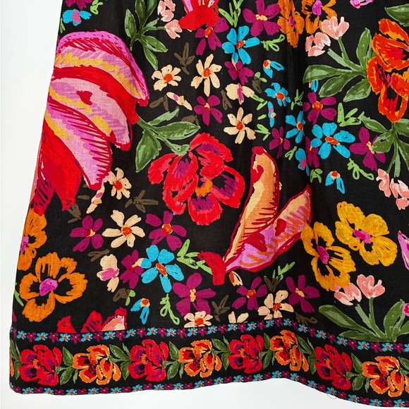 Farm Rio Black Spring Bananas Print Mini Dress - Picture 10 of 11